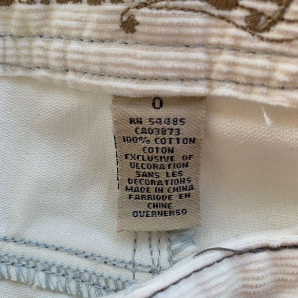 NWT American Eagle white corduroy pants - Picture 8 of 8